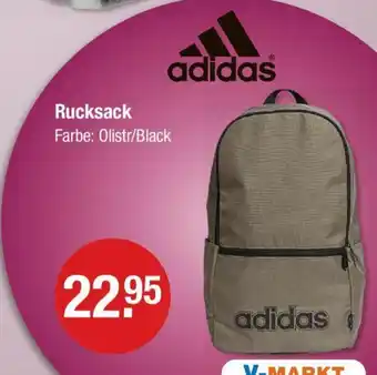 V Markt adidas Rucksack Farbe: Olistr/Black Angebot