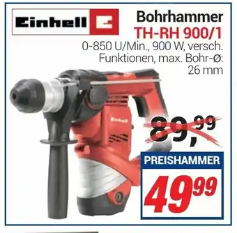 CENTERSHOP Einhell Bohrhammer TH-RH 900/1 Angebot