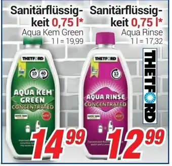 CENTERSHOP Sanitärflüssigkeit 0,75L Angebot