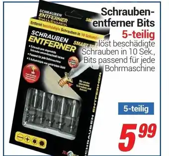 CENTERSHOP Schraubenentferner Bits 5 teilig Angebot