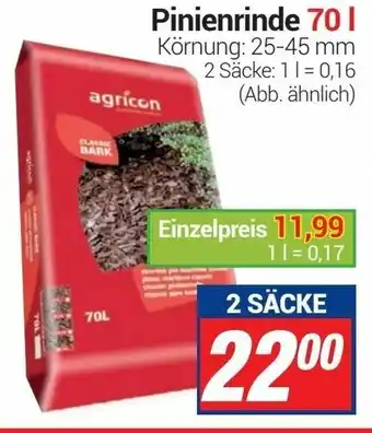 CENTERSHOP Pinienrinde 70L Angebot