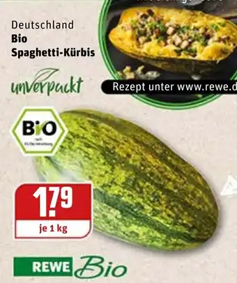 REWE Bio Spaghetti Kürbis 1kg Angebot