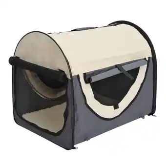 Netto Marken-Discount Pawhut hundetransportbox in größe xl xl: 81 x 56 x 66 cm (lxbxh) hundebox transportbox faltbar hundetransportbox Angebot