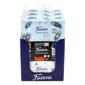 Netto Marken-Discount Favora taschentücher box, 4-lagig 100 stück, 24er pack Angebot