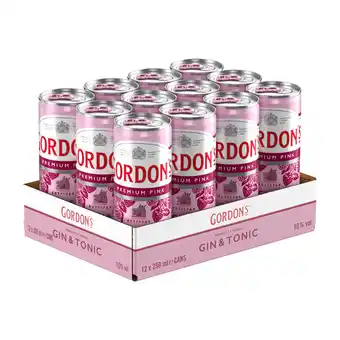 Netto Marken-Discount Gordon's premium pink & tonic 10,0 % vol 0,25 liter dose, 12er pack Angebot