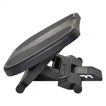 Netto Marken-Discount Homcom fußstütze verstellbar schwarz 45 x 34 x 10-16,5 cm (bxtxh) fussstütze fußablage relax fuß stütze für büro Angebot