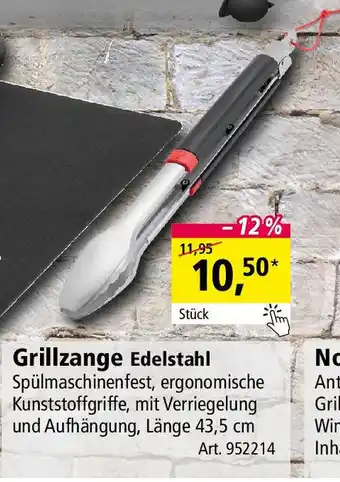 Holz Possling weber Grillzange Edelstahl Angebot