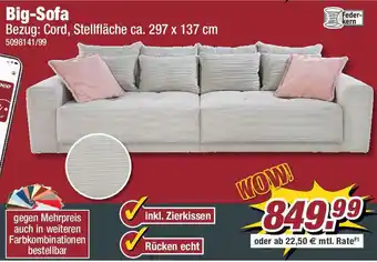 Poco Big-Sofa Angebot