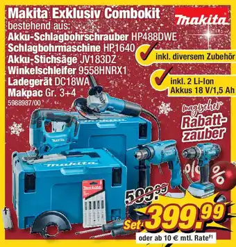 Poco Makita Exklusiv Combokit Angebot