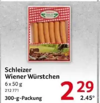 Selgros Schleizer Wiener Würstchen 300-g-Packung Angebot