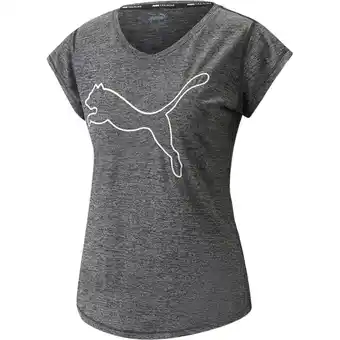 Intersport Puma damen shirt train favorite heather cat puma black heather m Angebot