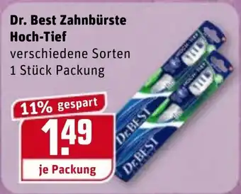 REWE Dr. Best Zahnbürste Hoch Tief Angebot