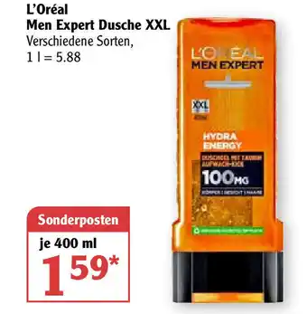 Globus L'Oréal Men Expert Dusche XXL 400ml Angebot