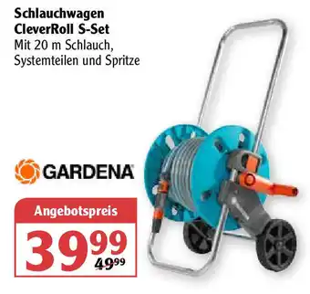 Globus Gardena Schlauchwagen CleverRoll S-Set Angebot