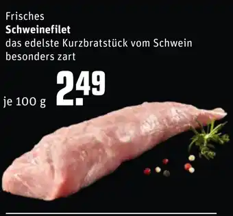 REWE Center Frisches Schweinefilet 100g Angebot