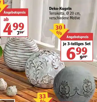 Globus Deko Kugeln Angebot