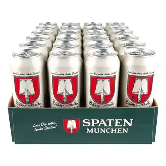 Netto Marken-Discount Spaten münchner hell 5,2 % vol 0,5 liter dose, 24er pack Angebot