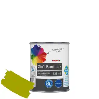 toom Baumarkt Toom 2in1 buntlack 'frühlingswiese' limettengrün glänzend 125 ml Angebot