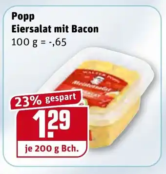 REWE Center Popp Eiersalat mit Bacon 200g Angebot