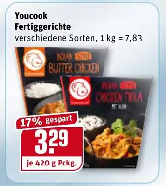 REWE Center Youcook Fertiggerichte 420g Angebot