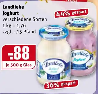 REWE Center Landliebe Joghurt 500g Angebot