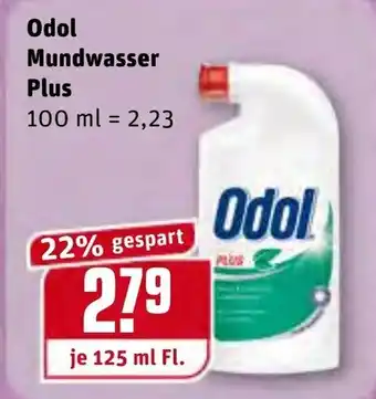 REWE Center Odol Mundwasser Plus 125ml Angebot