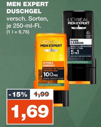 mein real L'ORÉAL MEN EXPERT DUSCHGEL 250ml Angebot