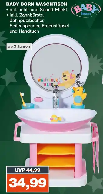 mein real BABY BORN WASCHTISCH Angebot