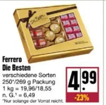 nah & gut Ferrero Die Besten 250/269g Angebot