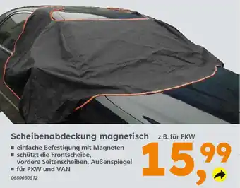 Globus Baumarkt Scheibenabdeckung magnetisch Angebot