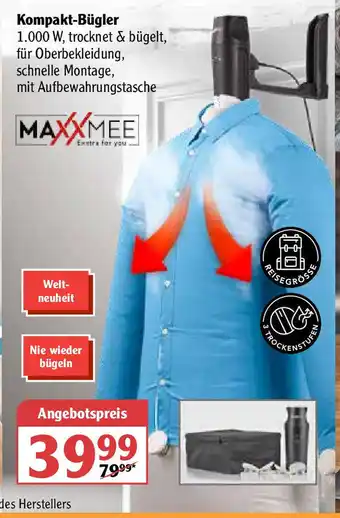 Globus Maxxmee Kompakt Bügler Angebot