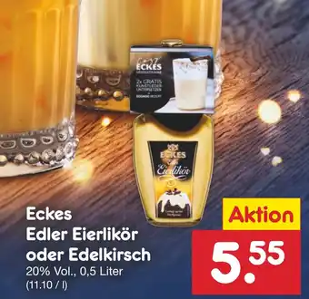 Netto Marken-Discount Eckes Edler Eierlikör oder Edelkirsch 0,5 Liter Angebot