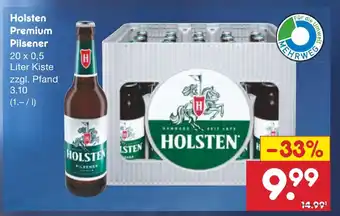 Netto Marken-Discount Holsten Premium Pilsener 20 x 0,5 Liter Kiste Angebot