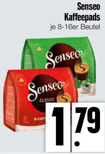 Edeka Xpress Senseo Kaffeepads 8-16er Beutel Angebot