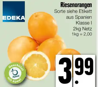 Edeka Xpress EDEKA Riesenorangen 2 kg Netz Angebot