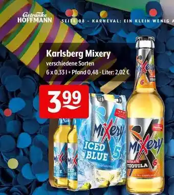 Getränke Hoffmann Karlsberg Mixery Angebot