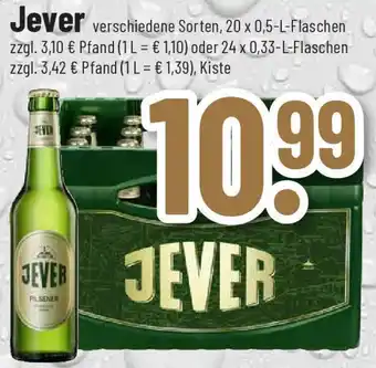 trinkgut Jever  20x0,5 L/24x0,33 L Flasche Angebot