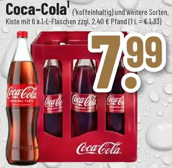 trinkgut Coca-Cola 6x1 L Flasche Angebot