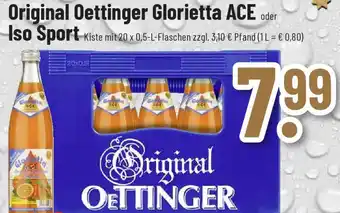 trinkgut Original Oettinger Glorietta ACE oder Iso Sport 20x0,5 L Flasche Angebot