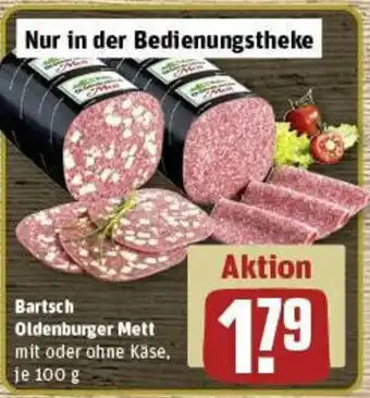 REWE Bartsch Oldenburger Mett 100 g Angebot