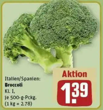 REWE Broccoli 500 g Pckg. Angebot