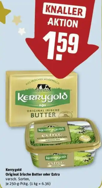 REWE Kerrygold Original Irische Butter oder Extra 250 g Pckg. Angebot