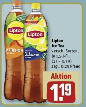 REWE Lipton Ice Tea 1,5 L-Fl. Angebot