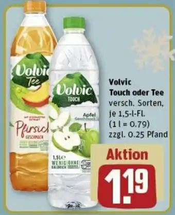 REWE Volvic Touch oder Tee 1,5 L-Fl. Angebot