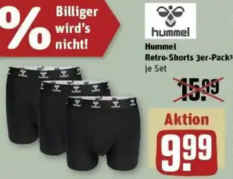 REWE Hummel Retro Shorts 3er-Pack Angebot