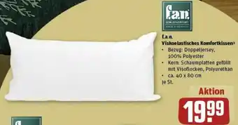 REWE f.a.n. Viskoelastisches Komfortkissen Angebot