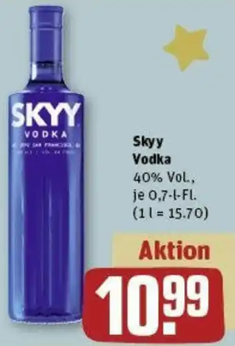 REWE Skyy Vodka 0,7 L-Fl. Angebot