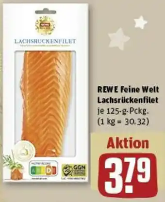 REWE REWE Feine Welt Lachsrückenfilet 125 g Pckg. Angebot