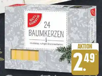 Edeka Gut & Günstig Baumkerzen 24 Stück Packung Angebot