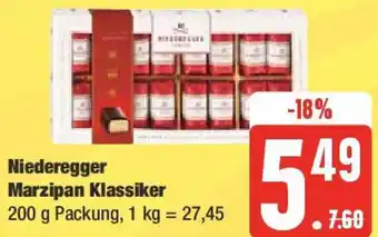 Edeka Niederegger Marzipan Klassiker 200 g Packung Angebot